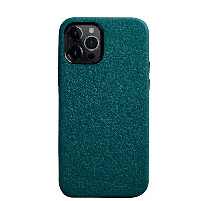 Melkco iPhone 12 Pro Max Origin Paris Premium Leather Cover - Lake Blue - Tashqila Melkco iPhone 12 Pro Max Origin Paris Premium Leather Cover - Lake Blue - Tashqila